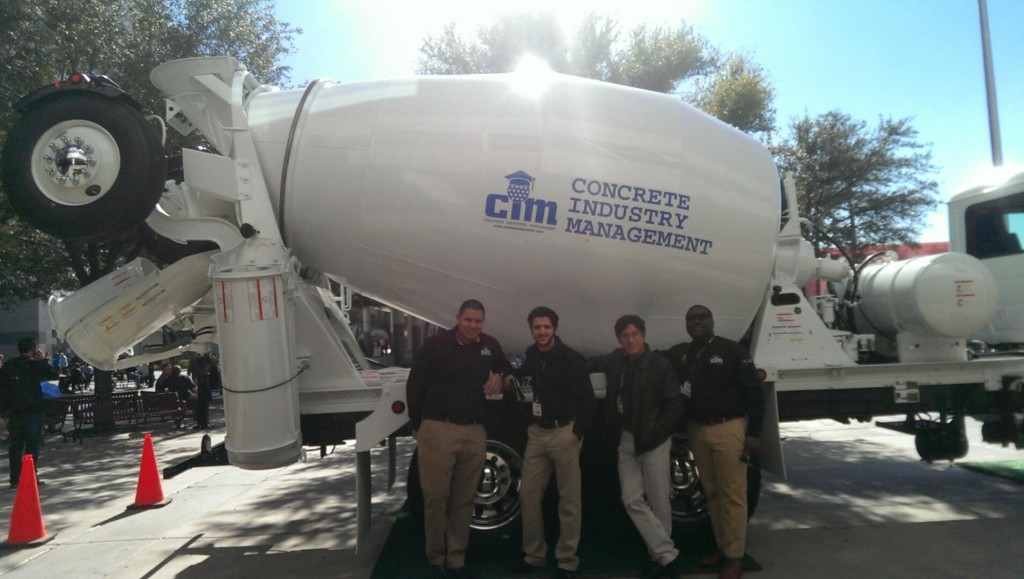 NJIT CIM Students Concrete Truck